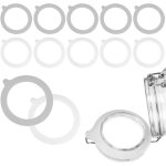 Ccykxa 12 pi�ces joint bocaux en silicone, interchangeables joint bocaux, joints de bocal en silicone ...