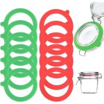 Ccykxa 12 pi�ces joint bocaux en silicone (diam�tre int�rieur 70 mm, diam�tre ext�rieur 95 mm), joints ...