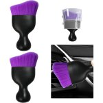 Ccykxa lot de 2 brosses de nettoyage pour voiture, poils doux incurv�s pour enlever la poussi�re, tableau ...