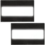 Ccykxa lot de 2 patchs de s�curit� r�fl�chissants avec crochet et boucle pour sports de nuit, v�tements ...