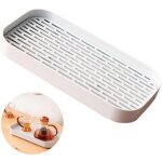 Ccykxa 2 pi�ce �gouttoir � vaisselle, �gouttoir � vaisselle � 2 etages, support plateau d'�gouttement, ...