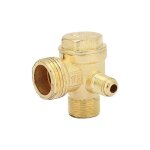 Ccykxa - 201610mm) clapet anti retour compresseur, filetage 3 voies clapet de compresseur d'air de soupape ...