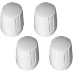 Ccykxa lot de 4 bouchons de vannes de radiateur en plastique blanc pour collecteurs de chauffage au sol ...