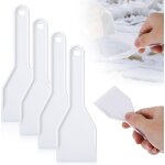 Ccykxa lot de 4 grattoirs � glace en plastique pour r�frig�rateur et cong�lateur - grattoir � glace pour ...