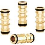 Ccykxa 4 raccords de tuyau d'arrosage en laiton 1 / 2  m�le et femelle, connecteur tuyau arrosage, embout ...