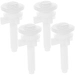 Ccykxa 4pi�ces vis de fixation pour couvercle de toilette lot de accessoires pour si�ge de wc de remplacement ...