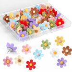 Ccykxa 50pcs punaises tableau li�gepunaise muralepunaises carteaiguilles � �pingles punaise dessin en ...