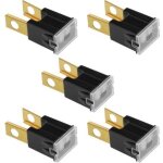 Ccykxa 5pcs fusible automobile mont� sur palettes 32v 80a terminal m�le fusionn�e bloc j de la lame pour ...