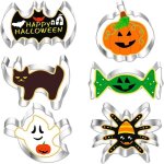 Ccykxa lot de 6 emporte pi�ces halloween emporte piece en acier inoxydable emporte piece biscuit pour ...