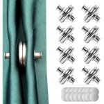 8 paires aimant pour rideaux, aimants bouton de rideau, attaches magntiques pour rideaux pour rideaux ...