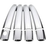 8 pcs accessoires de voiture garniture chromée poignée de porte housse compatible avec peugeot 08 - 10 ... 8 pcs accessoires de voiture garniture chromée poignée de porte housse compatible avec peugeot 08 - 10 ...