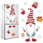 Ccykxa aimants de nol pour rfrigrateur dcorations nol magntique autocollants magntiques de pre ...