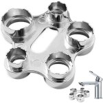 Argent)cl de montage pour arateur, cl pour arateur de robinet, outil de remplacement de mousseur, ...