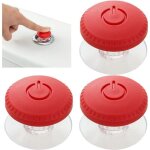 Ccykxa bouton de chasse d' auto - adh�sif, 3 pi�ces, bouton de r�servoir de toilette, protection des ...