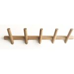 Ccykxa - branch patre murale bois 5 crochets porte manteau design portemanteau mural portant  vtement ...