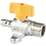Ccykxa connecteur de tuyau, robinet à boisseau sphérique à filetage mâle 1, 27 cm, valve à gaz avec base, ... Ccykxa connecteur de tuyau, robinet à boisseau sphérique à filetage mâle 1, 27 cm, valve à gaz avec base, ...