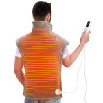 Ccykxa coussin chauffant pour le dos, la nuque, le pauleset le cou surface ultra - moelleuse chauffage ...