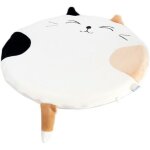 Ccykxa coussin rond en peluche style chat en mousse � m�moire de forme tatami antid�rapant doux pour ...