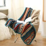 Couverture polaire 127152cm, plaid couverture bleu sherpa en microfibre douce, couverture en flanelle ...