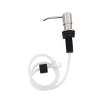Ccykxa distributeur de savon en inox inoxydable pompe  dsinfectant rotation 360 dispenser savon liquide ...