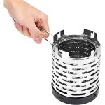 Ccykxa ensemble de chauffage pour r�chaud � gaz ? r�chaud de camping en acier inoxydable ? housse chauffante ...