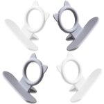 Ccykxa ensemble de quatre poign�es adh�sives pour abattant de toilette, accessoires pratiques pour �viter ...