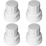 Ccykxa ensemble de volants pour radiateur avec 4 volants de robinet manuels, bouchons de vannes de radiateur ...