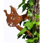 Ccykxa fiche d'arbre en inox - d�coration de jardin pour l'ext�rieur en acier corten v�ritable. belle ...