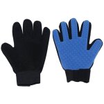 Gants de toilettage massage chien chat - nettoyage de poils d'animaux en caoutchouc , gant toilettage ...