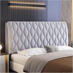 Ccykxa housse de t�te de lit en velours pour lit king - size, protection int�grale, anti - poussi�re, ...