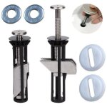 Ccykxa kit de fixation abattant wc, fixation cuvette wc et fixation lunette wc universel, 2 pi�ces avec ...