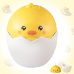 Ccykxa mini poubelle de bureau avec couvercle, poubelle de style mignon portable petit canard jaune, ...