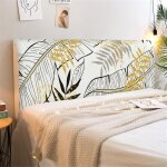 Ccykxa mode universelle housse de t�te de lit extensible couverture de t�te de lit anti - poussi�re protecteur ...