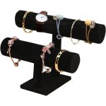Ccykxa pr�sentoir � bijoux en velours - porte bracelet, support pour collier, montre - organisateur de ...