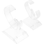 Ccykxa pr�sentoir de montres acrylique transparent et base de support de montre cristal, organiseur pour ...