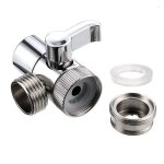 Robinet d'arrt vanne de commutation en laiton 3 voies soupape valves d'aiguillage valve 3 voies en laiton ...