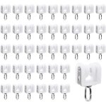 Ccykxa rouleaux de rail de rideau, 40 pi�ces rouleaux de rail de rideau en plastique � deux roues, pour ...