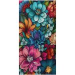 Serviette de plage fleurie 70 x 140 cm, microfibre, anti - sable, séchage rapide, voyage, pour adultes, ... Serviette de plage fleurie 70 x 140 cm, microfibre, anti - sable, séchage rapide, voyage, pour adultes, ...
