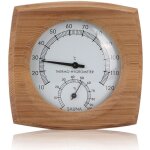 Ccykxa thermom�tre de sauna hygrom�tre en bois, thermometre hygrometre de sauna pour interieur, thermom�tres ...