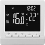 Ccykxa thermostat d'ambiance pour chaudi�re filaire avec �cran lcd num�rique programmable avec modes ...