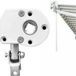 Ccykxa treuil de store (lot de 2), engrenage � vis sans fin pour stores, manivelle de treuil pour stores ...