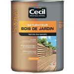 Saturateur bois de jardin cecil sx620 teck 5 l