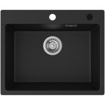 Cecipa max - evier granit 55 x 45 cm evier de cuisine en quartz evier de cuisine en granit, evier � encastrer ...