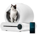 Cecotec bac � liti�re autonettoyant pumba 8500 cleankitty smart control wifi et �cran s�curis� avec capteur ...