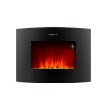 Cheminée murale électrique décorative cecotec ready warm 2250 curved flames connected noir 1000 - 2000 ... Cheminée murale électrique décorative cecotec ready warm 2250 curved flames connected noir 1000 - 2000 ...