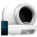 Cecotec bac  litire compact avec nettoyage automatique pumba 7000 cleankitty compact connected