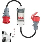 Cee adaptateur 32a vers 16a avec disjoncteur, adaptateur cee courant fort couplage, rallonge cuivre pur ...