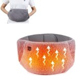 Ceinture chauffante electrique, ceinture chauffante lombaire avec poches pour les mains, contrle de ...