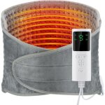 Tuserxln - ceinture chauffante lombaire, couverture chauffante lectrique pour soulager la douleur, 9 ...