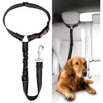 Ceinture chien voiture, universel harnais voiture r�glable pour chien & chat avec absorption des chocs, ...
